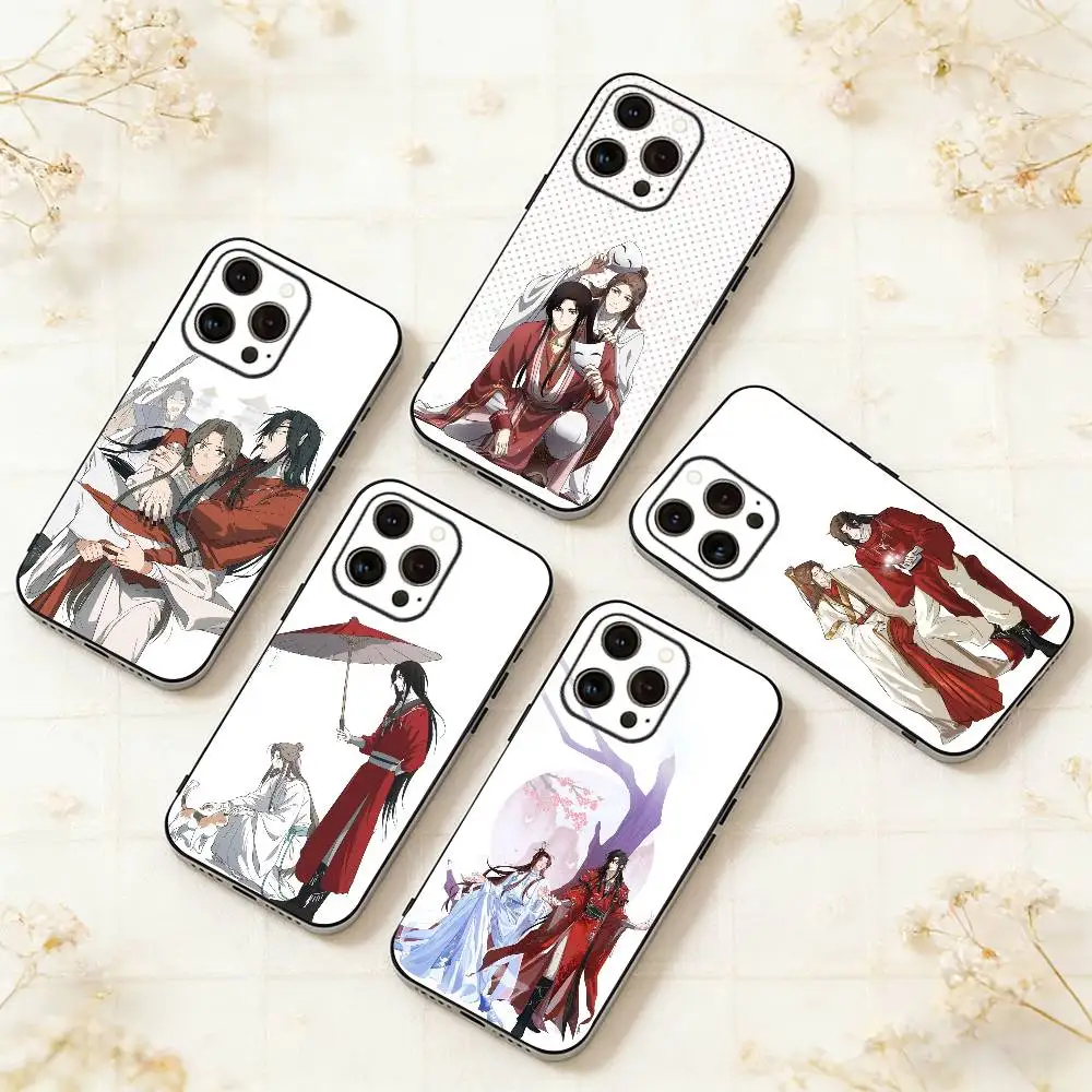 

Heaven Officials Blessing Phone Case For iPhone 17,16,15,14,13,12,11 Plus,Pro Max,XS,Soft Silicone Black Cover