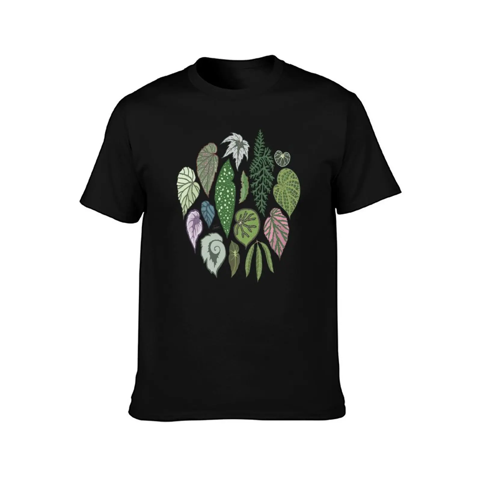 Begonia Leaves T-Shirt street wear sports fans shirts graphic tee tshirts for men