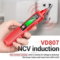 ANENG VD807 Smart Induction Tester Pen AC 12-300V Voltage Tester NCV Sensor Wire Detector 50/60Hz Professional Electrician Tool