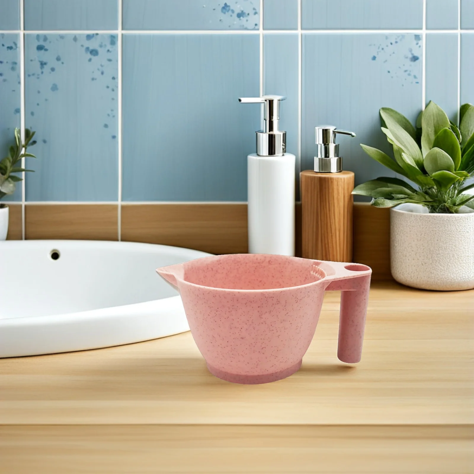 2pcs Hair Dye Bowls Tint Mixing Bowl For Salon Home Diy Hair Coloring Tools Color Mixing Bowls Reusable Pp Material