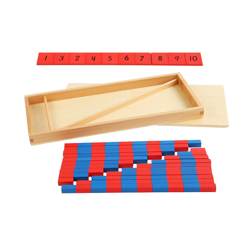 Red and Blue Stick Toy Kids Early Educational Arithmetic Rods Children's Toys Math Enlightenment Counting Teaching Aid