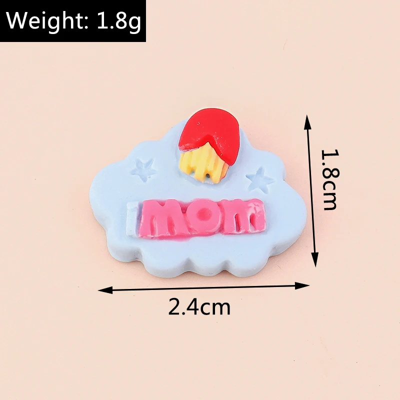 Leslie 10 Stück süße 3D Mini Lebensmittel Harz Eistüte Charms Anhänger für DIY Schmuckherstellung Zubehör Ohrring Halskette Handwerk – Detail 9