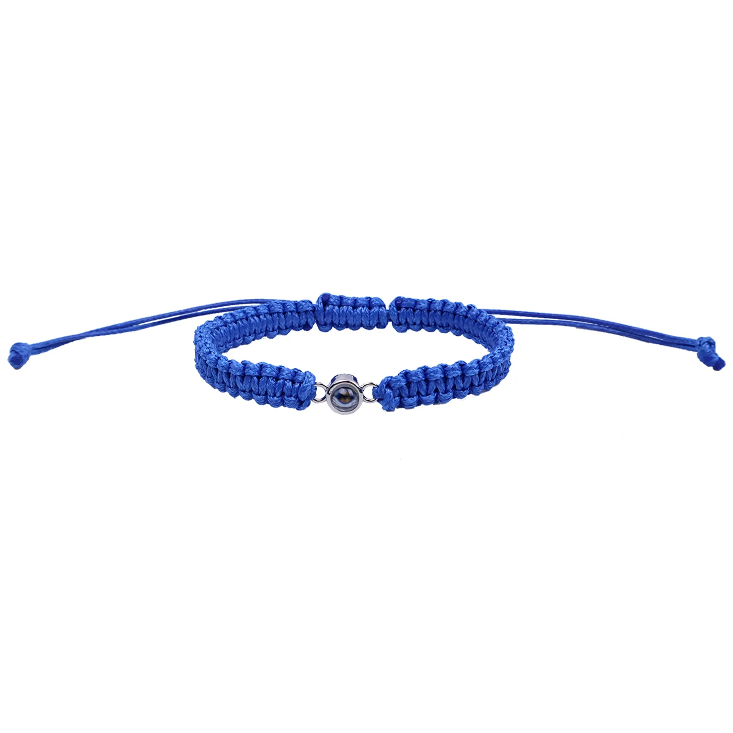 Bunte Seil-Armbänder, individuelle Farbe, Foto-Anhänger, handgewebte Kette, Schmuck für Frauen oder Männer, Freundin, Geschenk, modisch, romantisch – Detail 10