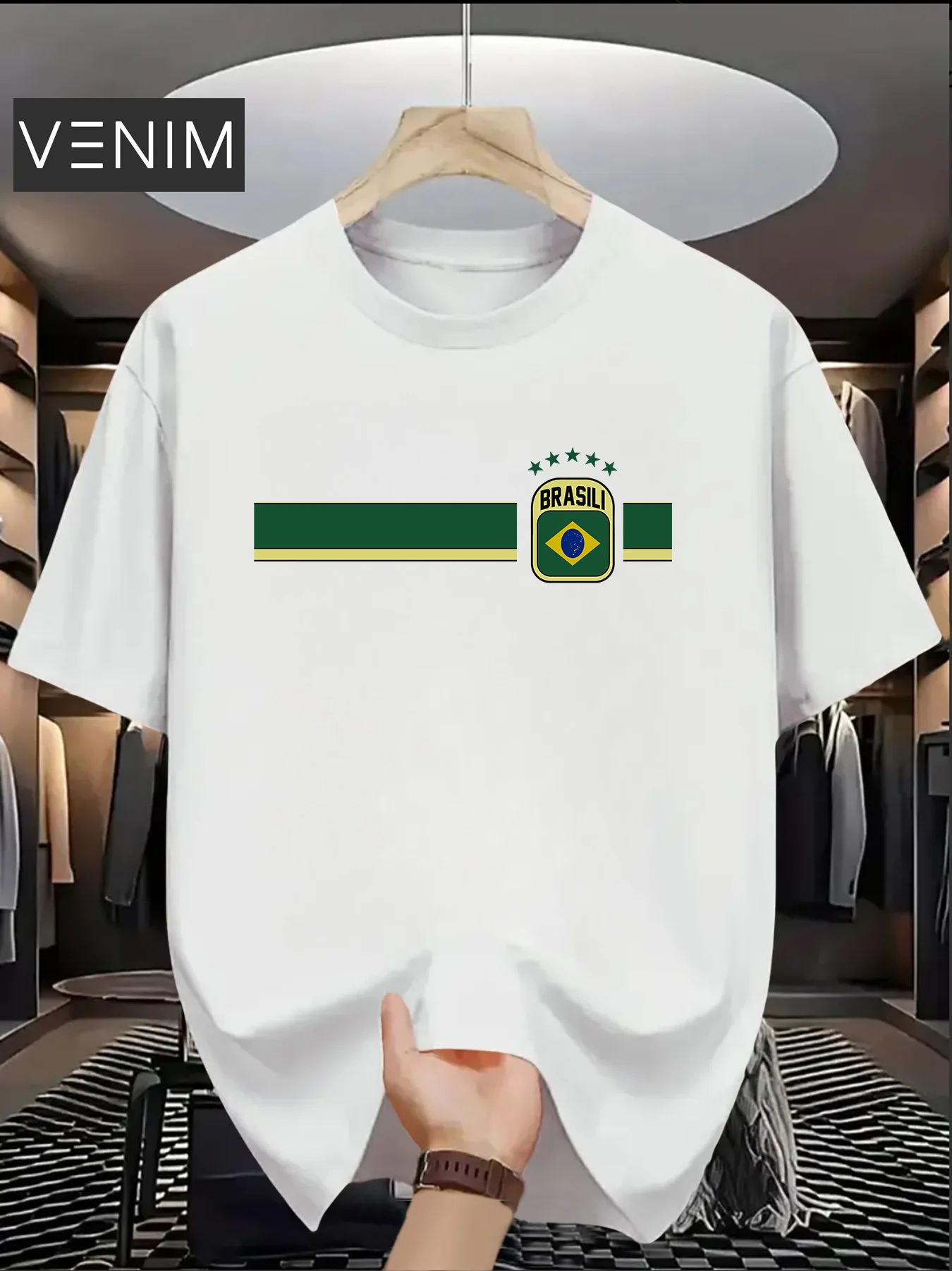 Vintage Brazil Football Tee