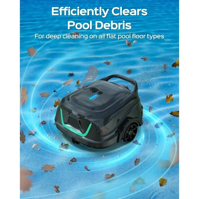 WYBOT Cordless Robotic Pool Cleaner, Automatic Pool Vacuum Fast Charging Robot Pool Cleaner