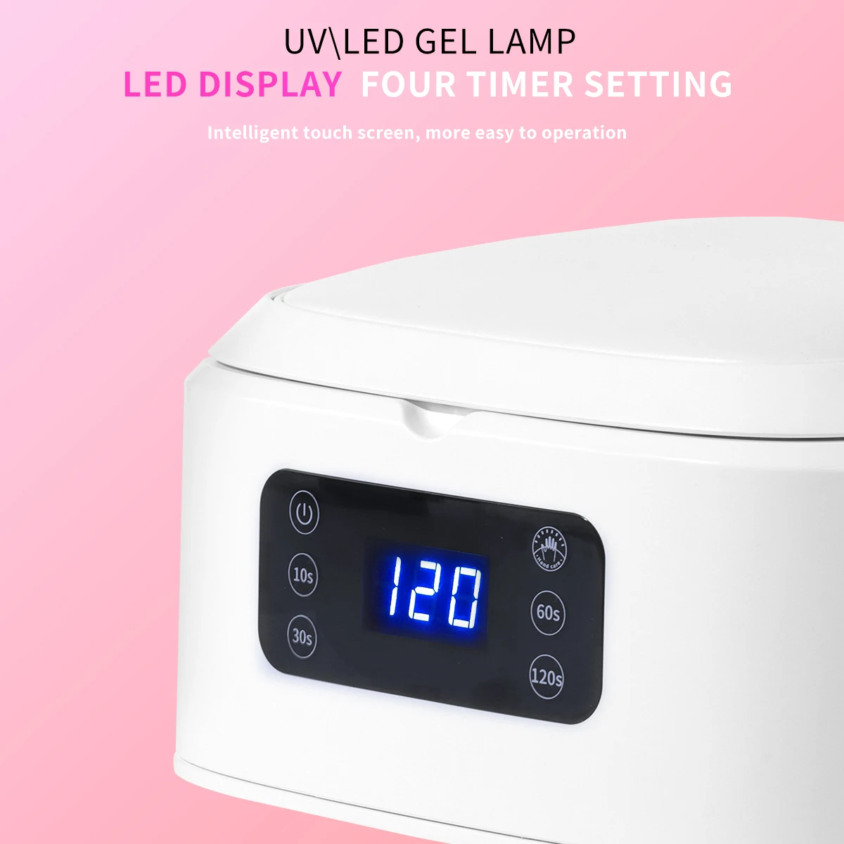 Professionele nageluithardingslamp voor gellakdroger 48W LED UV-nagelverlichting met armsteunkussen UV LED-nagellamp voor salon thuis