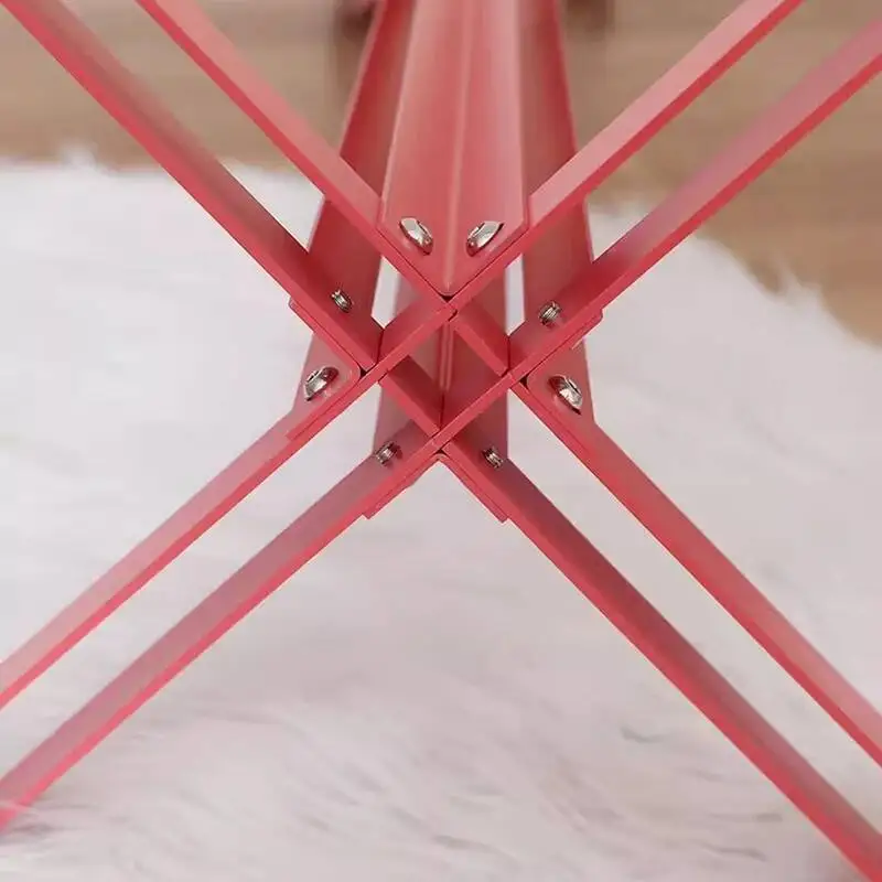 

Pink Floor Coat Rack Organizer Clothes Makeup Minimalist Dress Garment Bedroom Coat Rack Filing Porte Manteau Hallway Furniture