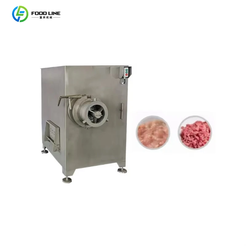 Stainless Steel Industrial Meat Processing Machine Heavy Duty Grinder For Pork Beef Chicken Frozen Meat