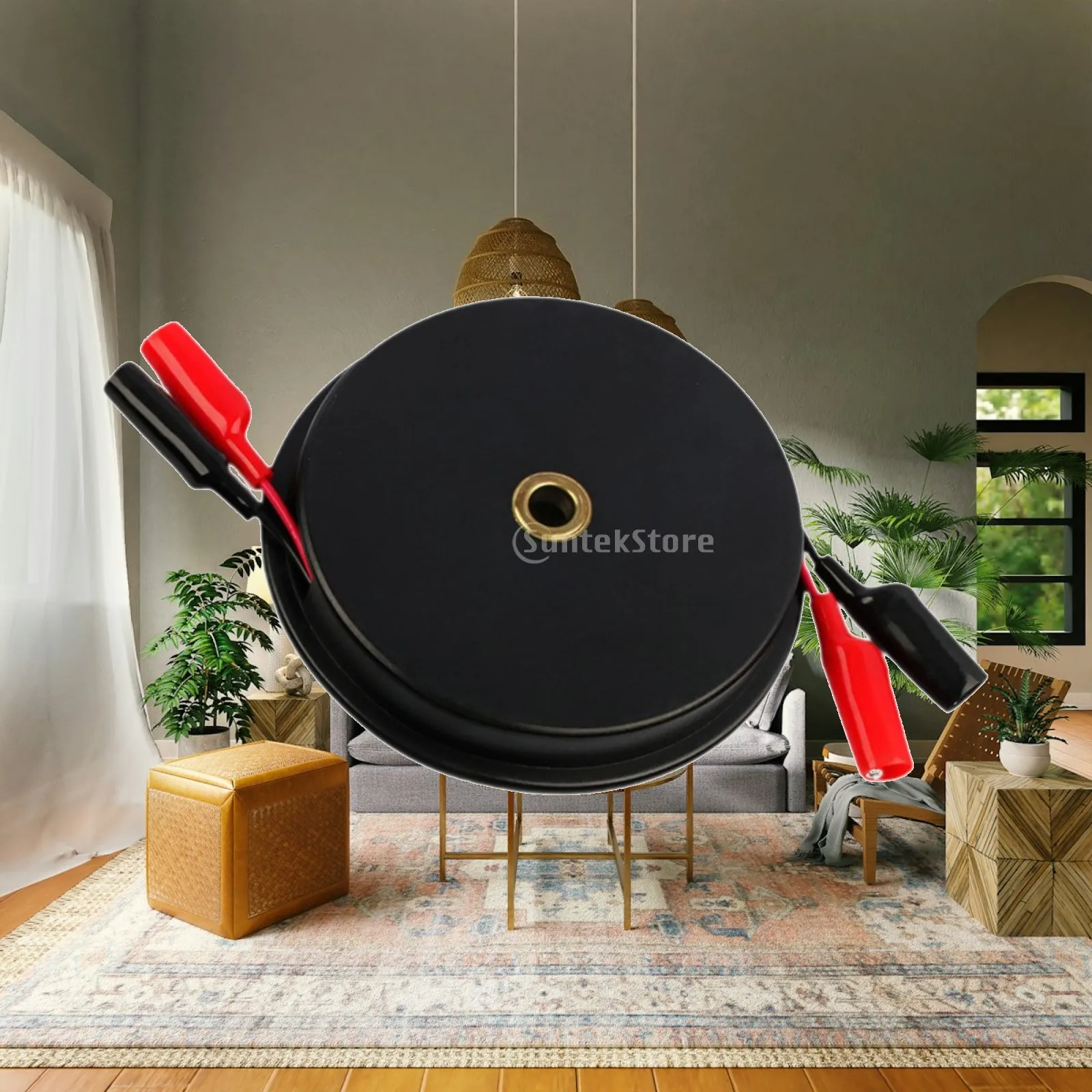 Retractable 3M Automotive Test Cable Reel with Jaw Clips for Car Diagnostic Meter Repair Tool