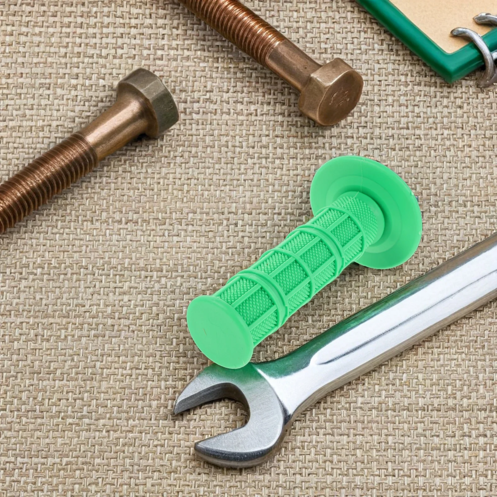 

1 Pair Comfortable Silicone Motorcycle Handlebar Grips For ATV Dirt Bikes Enhanced Throttle Control Non Slip Replacement