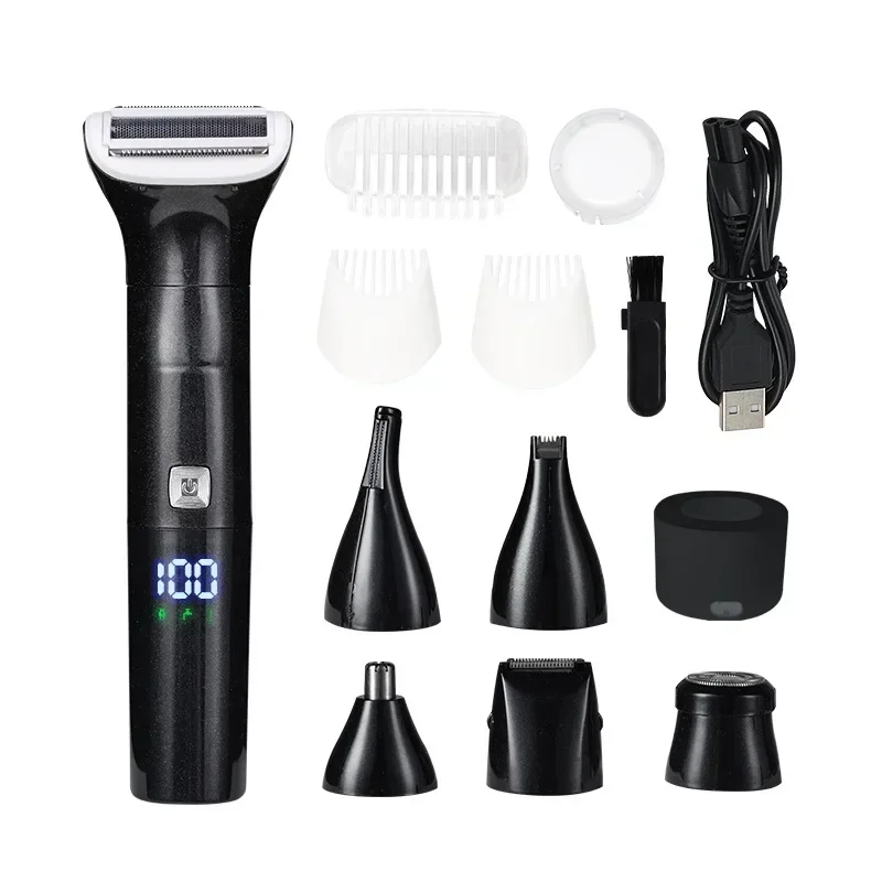 

Electric Hair Trimmer - Nose Hair Trimmer, USB Charging Base and Nose Hair Trimmer Head, Waterproof Male Hygiene Razor