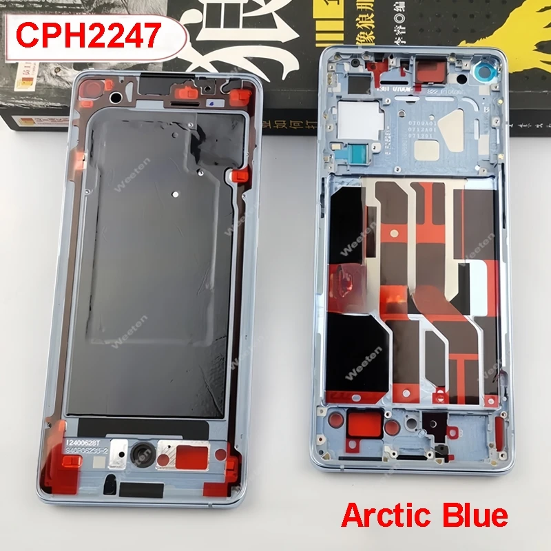 Middle Frame For Oppo Reno6 Pro 5G Snapdragon CPH2247 Middle Housing Bezel Plate Cover Case Replacement Repair Parts