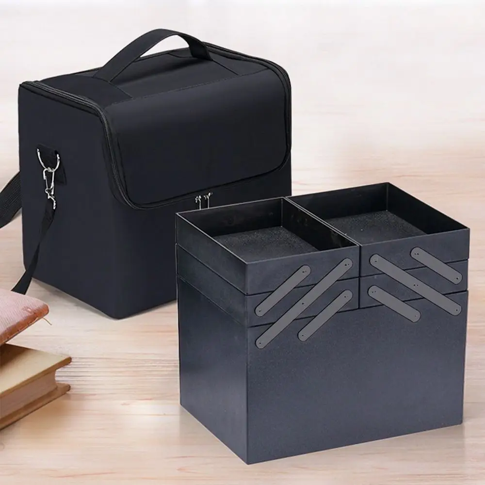 multi-layer-nail-art-tool-box-large-capacity-waterproof-makeup-train-case-portable-handle-multi-functional-cosmetic-storage-box
