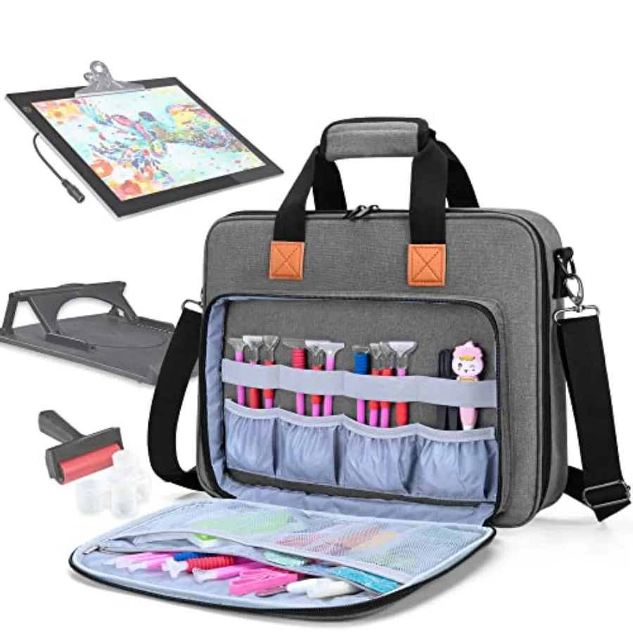 

Carrying Bag for A4 Light Pad and Diamond Painting Tools Protective Case for Diamond Painting Light Box and Accessories Fits fo