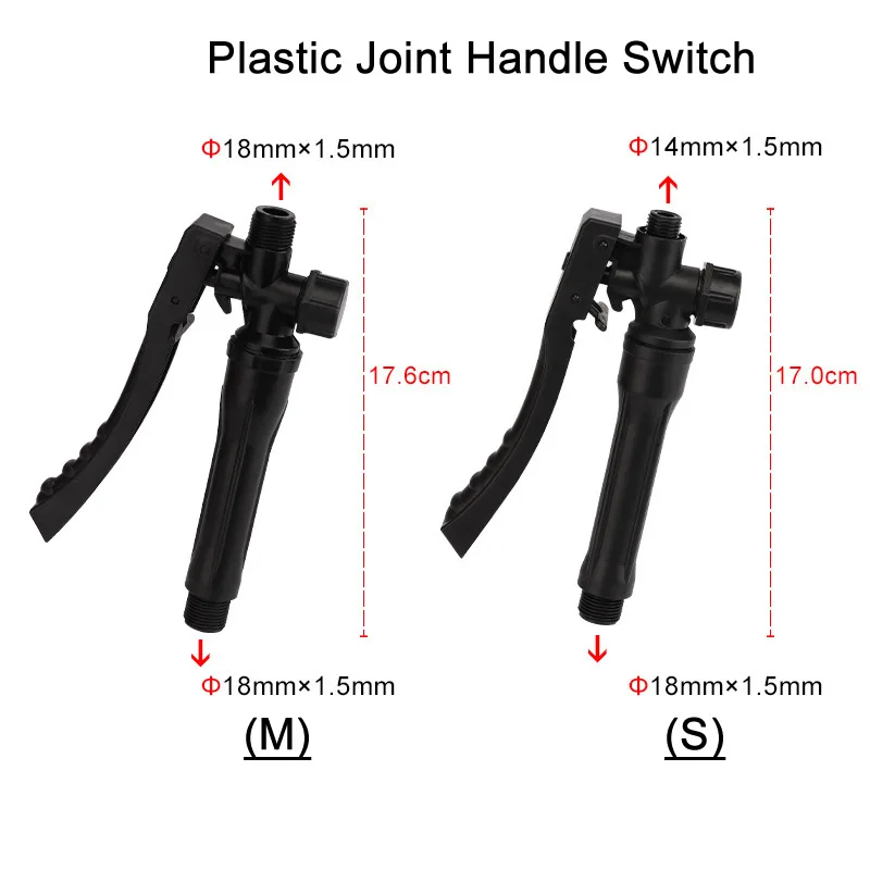 Handheld Handle Trigger Press Switch With Lock Connector For Electric Spraying Hand Sprayer Outdoor Garden Sprayer Accessories