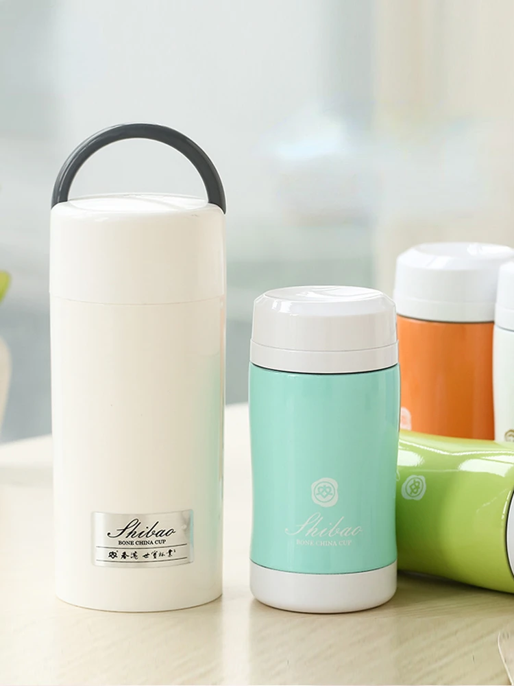 

Ceramic Insulation Cup Bone China Men and Women Creative Portable Cup Portable Cute Mini Cup