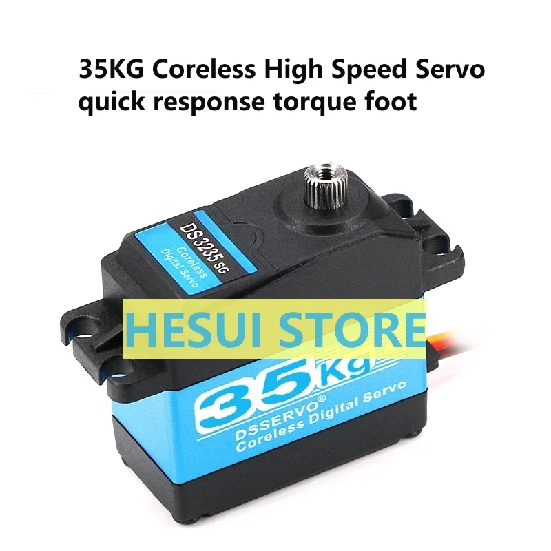 

DS3235 35kg large torque hollow cup steering gear metal digital waterproof steering locomotive model mechanical arm climbing car