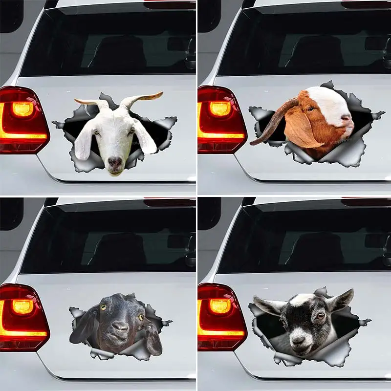 

Goat Farm Car Sticker Waterproof Vinyl Decal on Bumper Rear Window Laptop Self-adhesive Decal For Car Accessories SH107