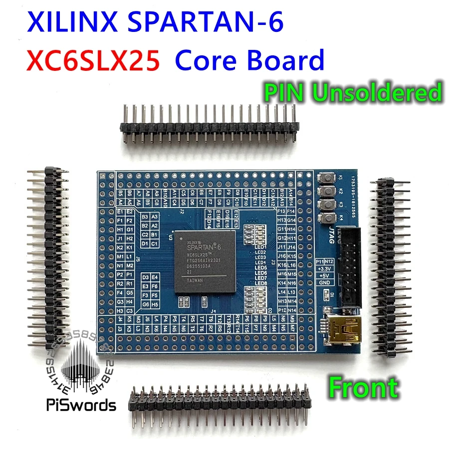 Xilinx FPGA Spartan6 XC6SLX25 اللوحة الأساسية الحد الأدنى من مجلس تطوير النظام #1