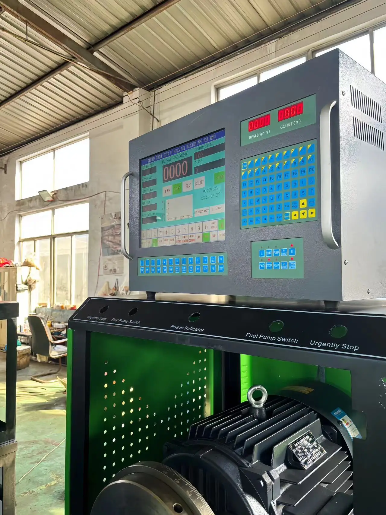 MINGYUAN Test automatico della pompa di iniezione del carburante 12psb per testare la pompa del carburante e la manutenzione dell'automobile