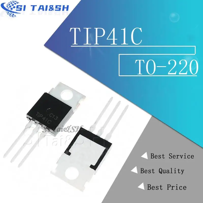 10PCS TIP41C TO220 TIP41 TO-220 new and original IC