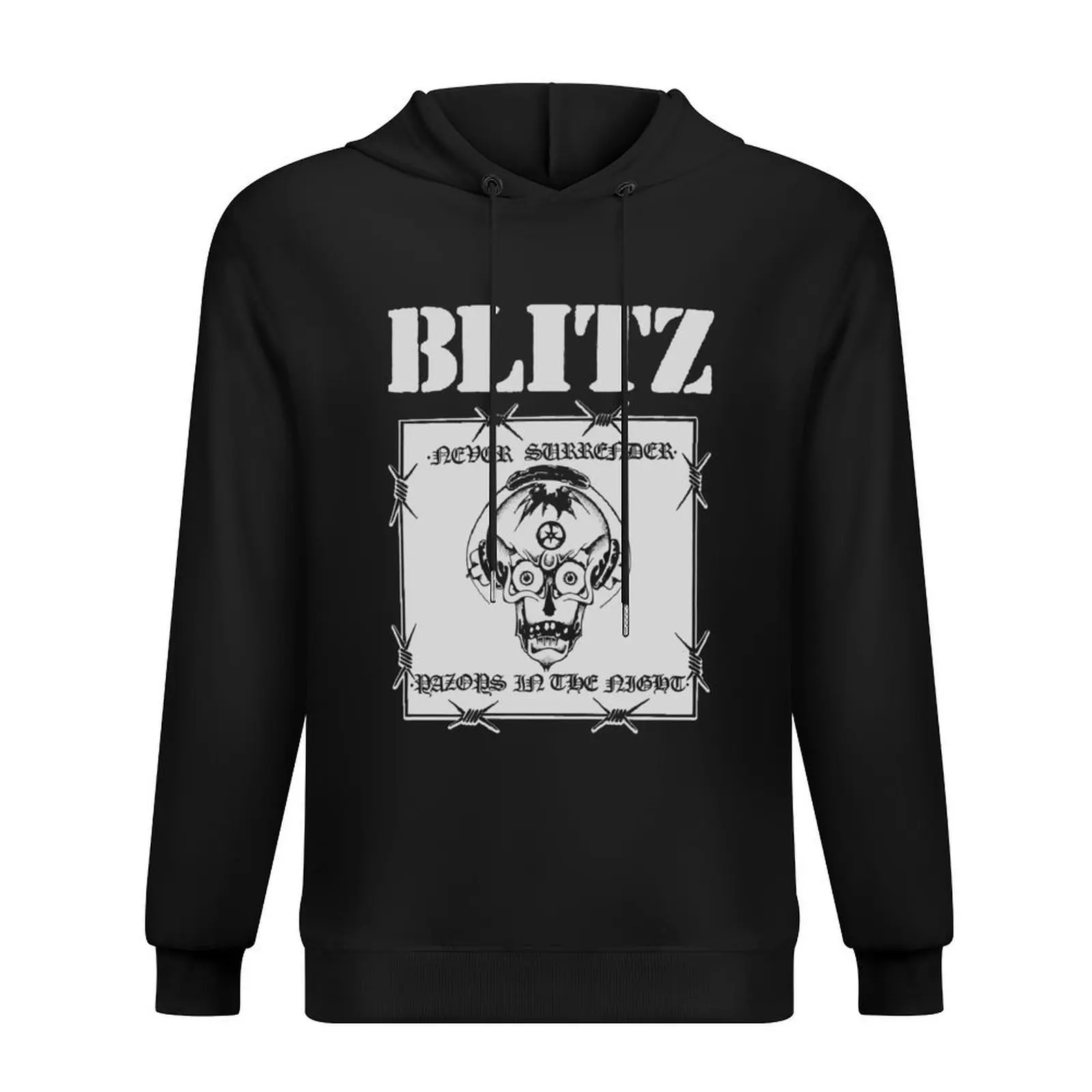 Blitz - Razors in the Night Never Surrender Толстовка с капюшоном Punk UK Skinhead осенняя одежда для мужчин японская