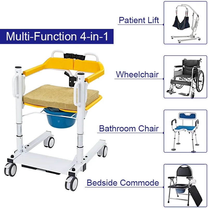 

Портативное медицинское электрическое оборудование для перемещения и подъема на туалетный стул для пожилых людей