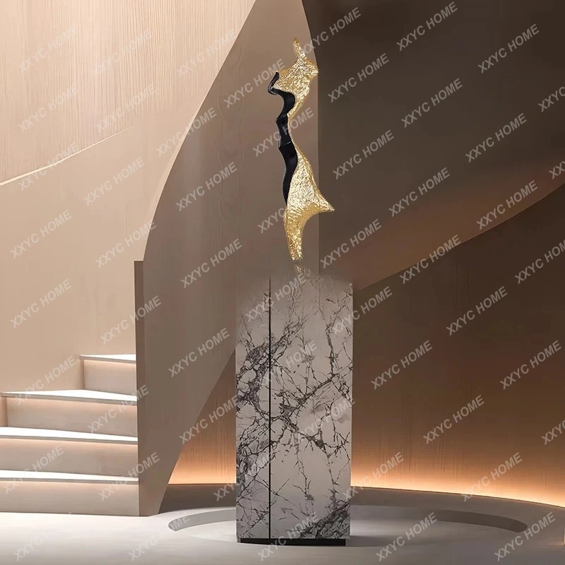 Sculpture d'art abstrait A Sense, ornement léger, artisanat de couloir de luxe à haut sens