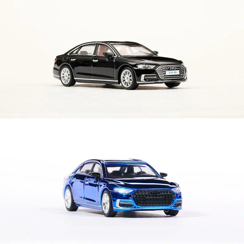 

Diecast 1/64 Scale A8L 2021 Simulation Alloy Car Model Static Display Collectible Gift Toy Souvenir Decration