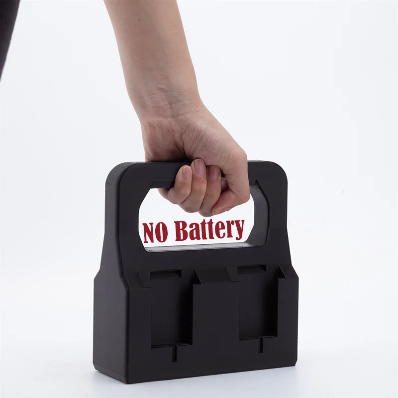 

4x battery basket holder for BAUER 20V series battery carrying rack carrying rack with storage compartment