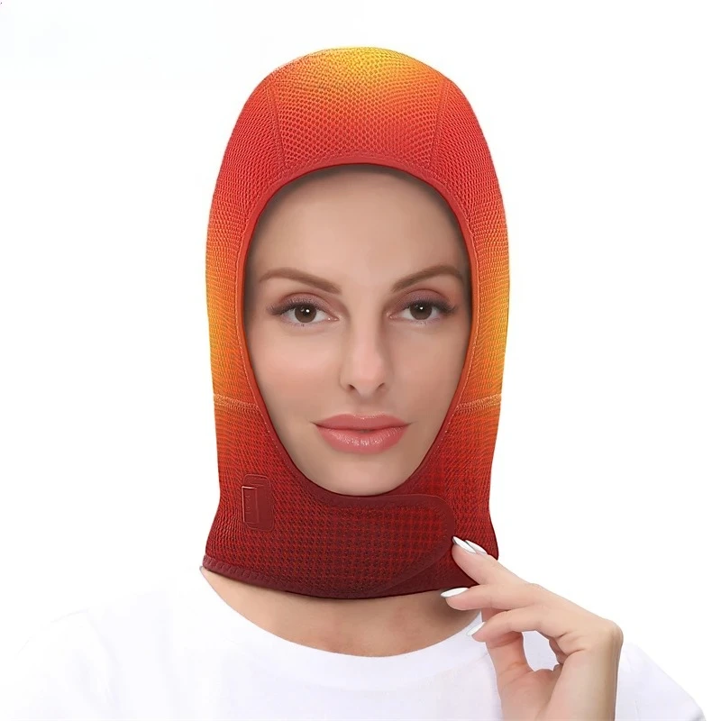 

Греющая шапка-накидка для головы и шеи: снимает боль в шее и голове, головокружение, усталость шеи, способствует расслаблению головы, согревающая.