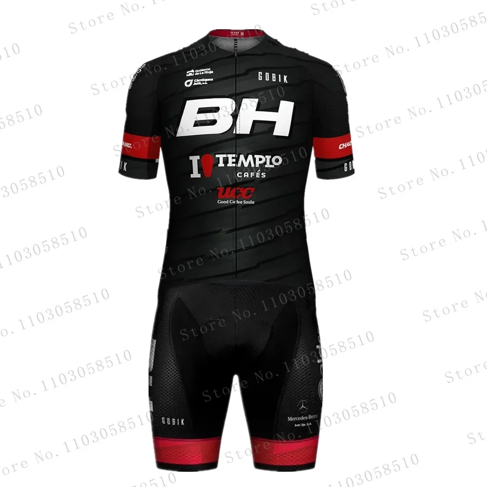 BH Team 2024 Summer NEW Men Cycling Jersey Set Road Cycling Clothing Bib Shorts Mountain Bike Suit Maillot Ciclismo Uniform new