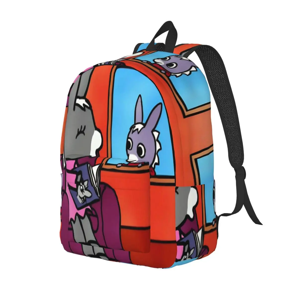 Trotro Cartoon for Men Women Student School Bookbag French Anime Daypack Middle High College Outdoor