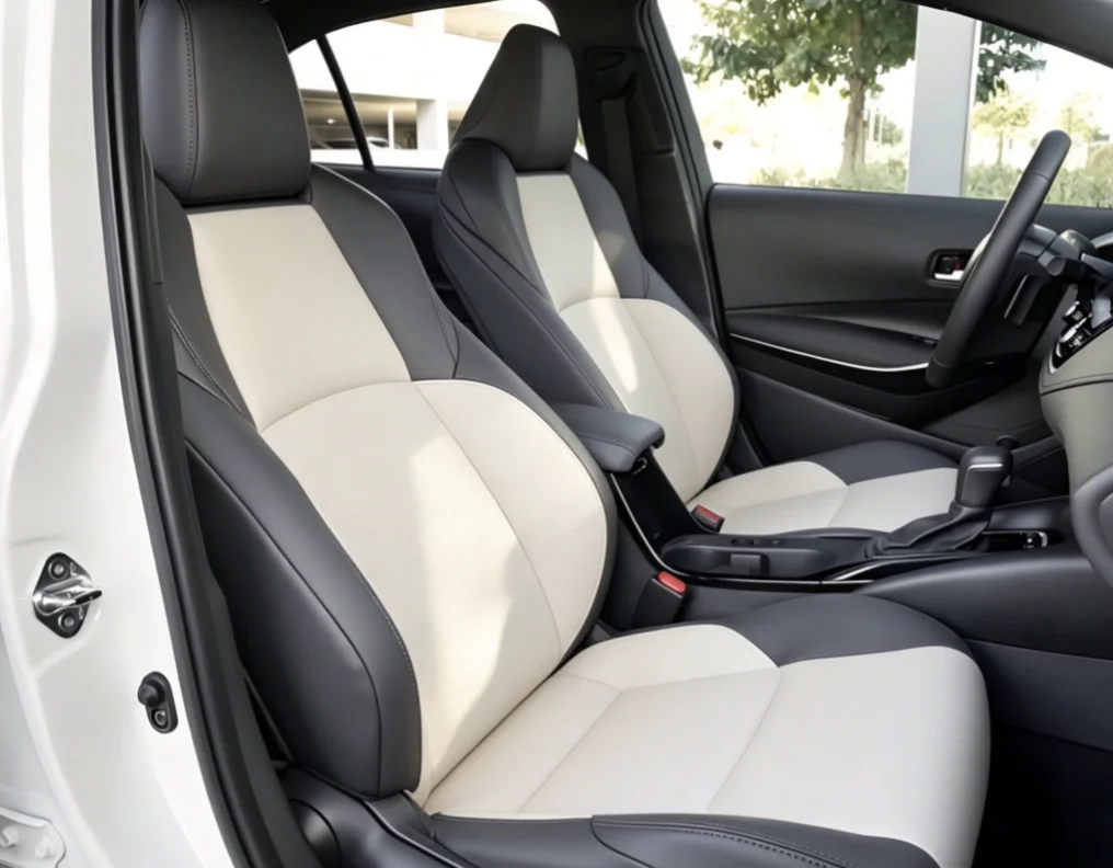 Für Toyota Corolla 2026 Maßgefertigte Autositzbezüge Luxuriöses Nappa-Leder 100% Passgenau Innenraumzubehör 360 ° Vollständige Abdeckung – Detail 9