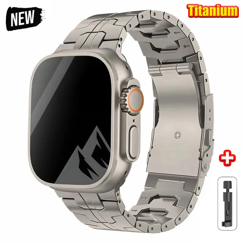 Titanium Strap for Apple Watch Series Accessories