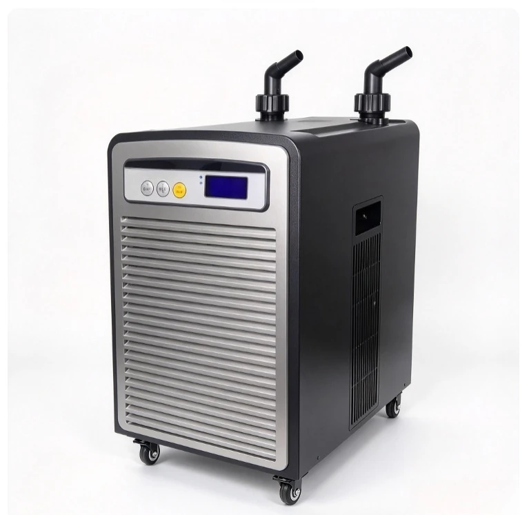 HS-28A Aquarium Chiller Fish Tank Cooling System Low Noise Water Temperature Controller Marine Reef Hydroponic  Compact Devi