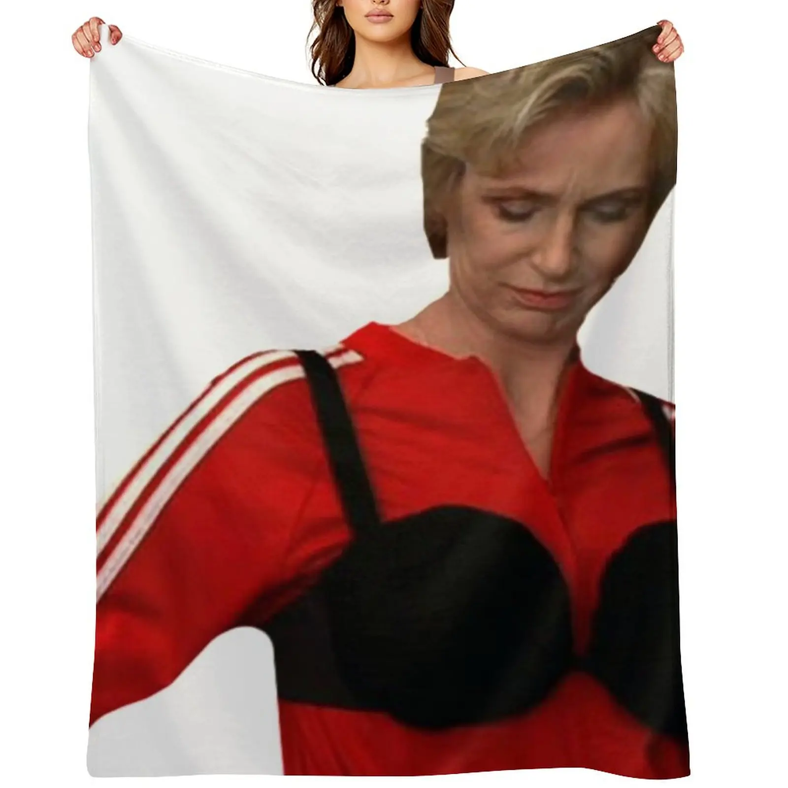 

Sue Sylvester Madonna Throw Blanket anime For Sofa Thin Loose Bed covers Blankets