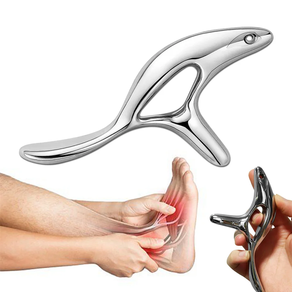 

1pcs Guasha Deep Tissue Trigger Point Massager Gua Sha Muscle Stimulator Body Relaxation Massage Thumb Saver Acupressure Scraper