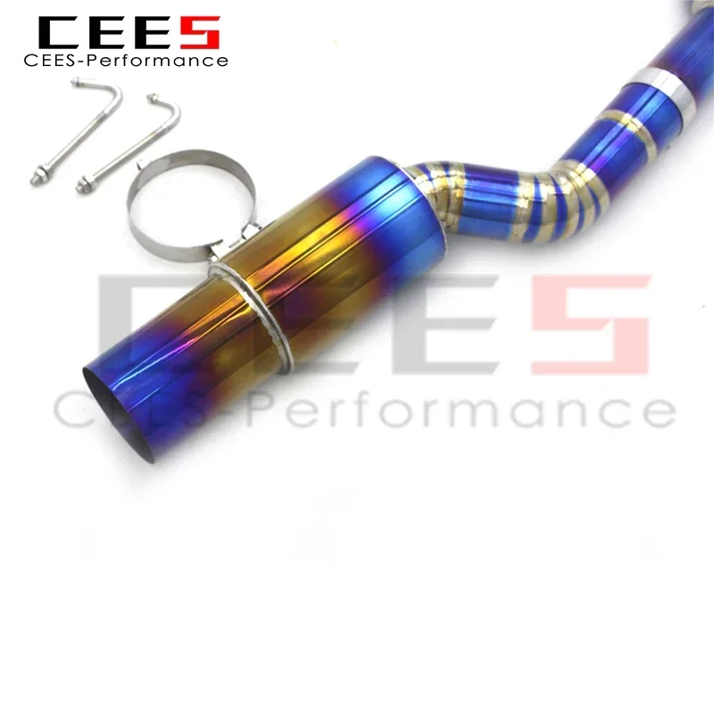 CEES كاتم صوت ماسورة العادم أداء مخصص نظام العادم لتويوتا سوبرا A90 3.0T 2020-2023 سبيكة عادم Catback