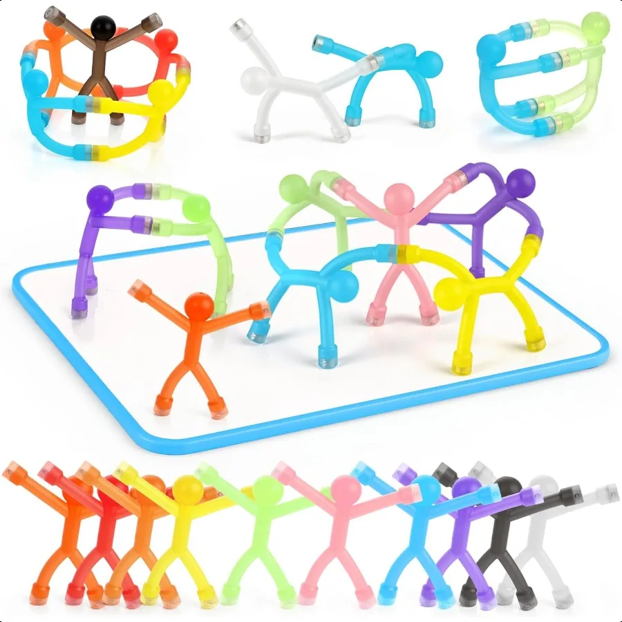 

3 s 24 шт. магнитный магнит для людей для мужчин с белой доской, магниты на холодильник, сенсорные игрушки для классной комнаты, приз, сумка для подарков, наполнитель