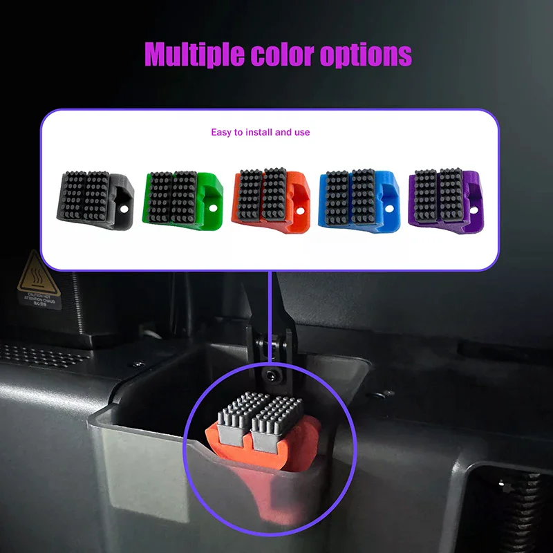 

1/2Pcs For X1/P1 Silicone Nozzles Brush Hotend Nozzle Wiper Printer Nozzle Wiping Cleaning Tool 3D Printer Upgraded Parts