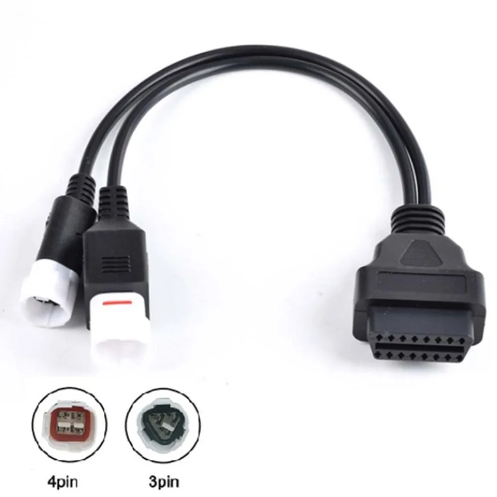 Husqvarna 6Pin For YAMAHA R1 R6 Cheap Motorcycle Cable 3 Pin and 4 Pin in One To OBD2 Cable Harness Diagnostic Adapter Connector