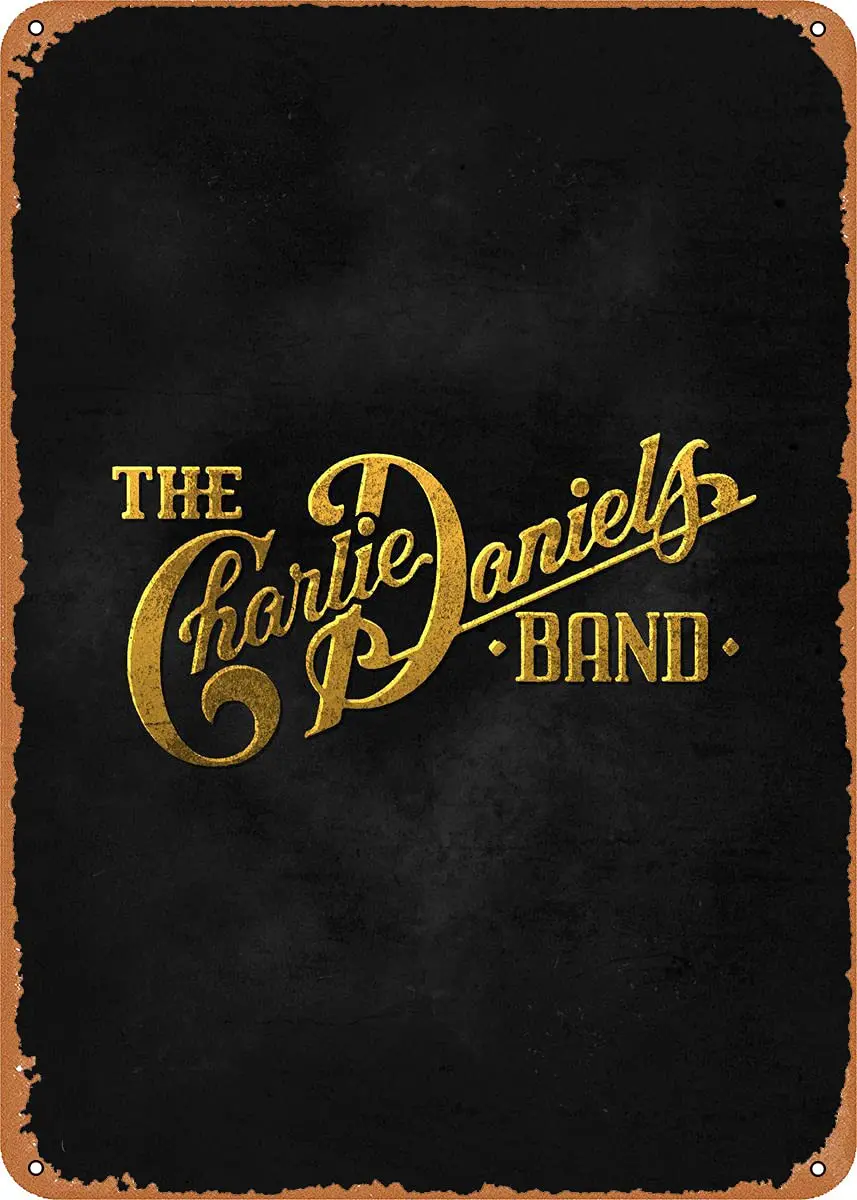 8 x 12 Metal Sign - The Charlie Daniels Band - Retro Tin Art Decor Wall Decor