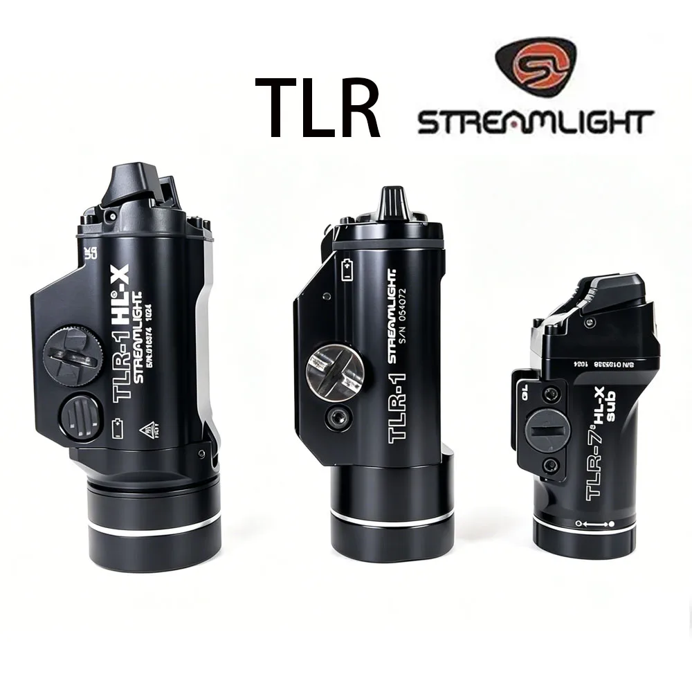 

Streamlight TLR-1 TLR7X TLR-3 TLR-4 TLR-7 TLR-8 TLR Flashlight Tactical Scout Light Fit 20mm Rail Hunting Light Lamp 500 lumens