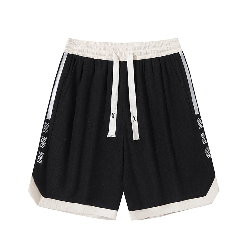 

Men's and women's American basketball pants loose five-point pants college student sports ins tide casual five-point pants-Y905.