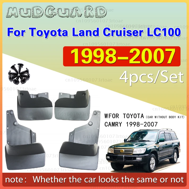 

Car Mudguards For Toyota Land Cruiser LC100 FJ100 J100 1999~2007 Lexus LX 470 Mudflaps Guards Mud Flaps Fender Auto Accessories