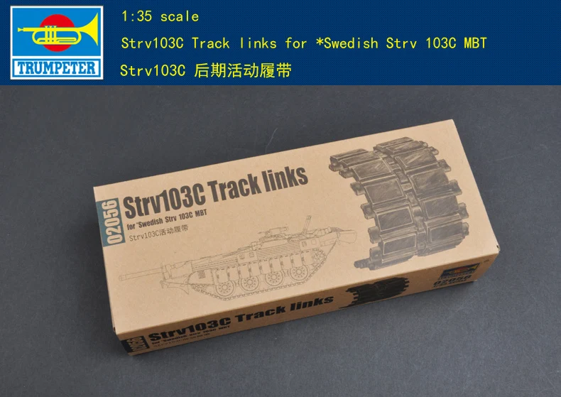 

Trumpeter 1/35 02056 Strv103 C Track Links