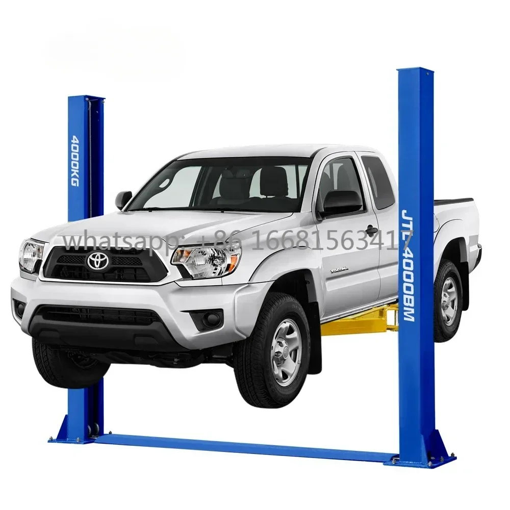 Stock Fast Delivery CE Vehicle Auto Repair 4t 8800lbs Double-cylinder Hydraulic Two 2 Post Car Lifts Machine