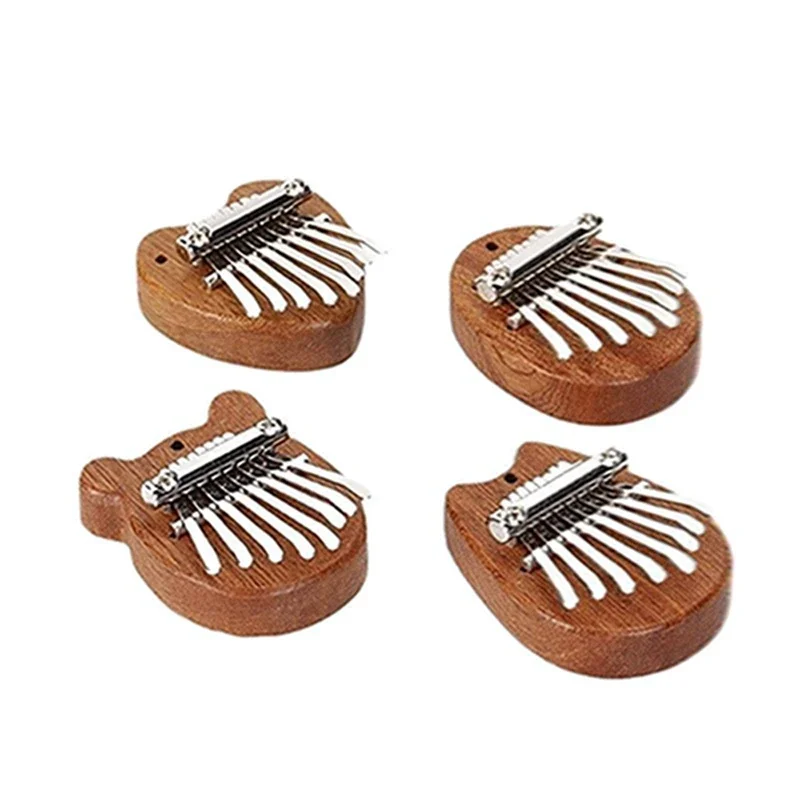  8 Key Mini Wooden Kalimba High Quality Exquisite Finger Thumb Piano Marimba Musical Good Accessory Pendant Gift