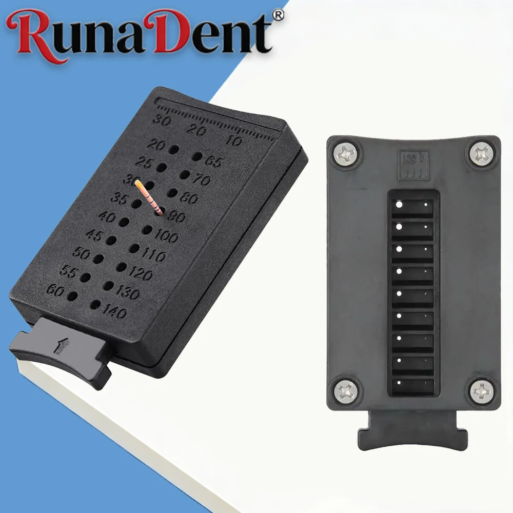 

Набор из 2-х эндодонтических линеек-резаков для гуттаперчи с измерительной шкалой для определения длины корневых каналов, инструмент для лечения корневых каналов